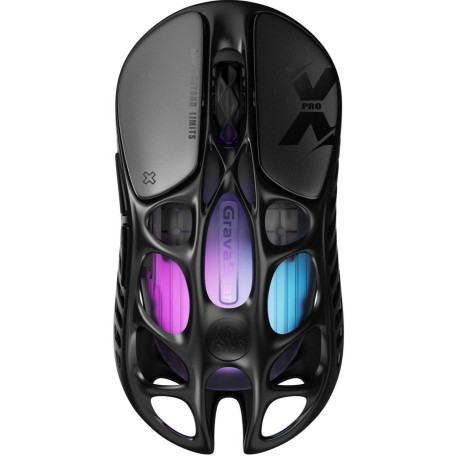 Мышь игровая GravaStar Mercury X Pro 8K BT/WL/USB-A RGB черный