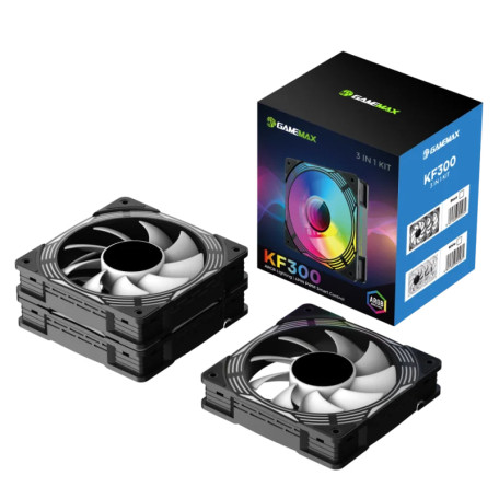 Корпусный вентилятор Gamemax KF300 BK