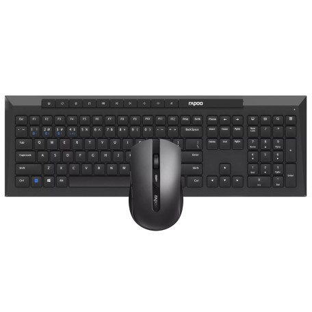 Simsiz klaviatura va sichqoncha Rapoo 8210M Black