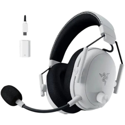O‘yin simsiz quloqchinlar Razer Blackshark V3 White Edition WL