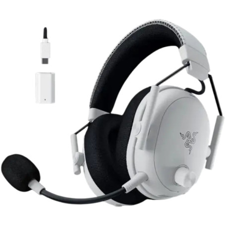 Игровые беспроводные наушники Razer Blackshark V3 White Edition WL