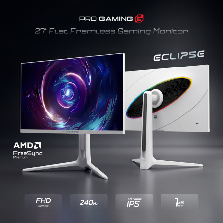 PROGAMING Eclipse 27″ FHD (1920-1080) 240Hz IPS Gaming Monitor