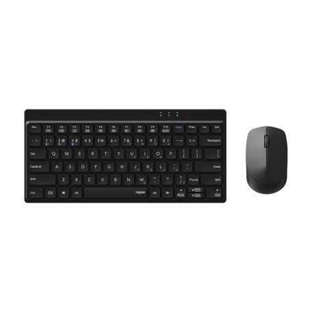 Беспроводная клавиатура и мышь Rapoo 8000GT Black