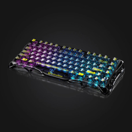 Игровая клавиатура GravaStar Mercury K1 Lite 80keys GSK1LITE_XTAL_BLK