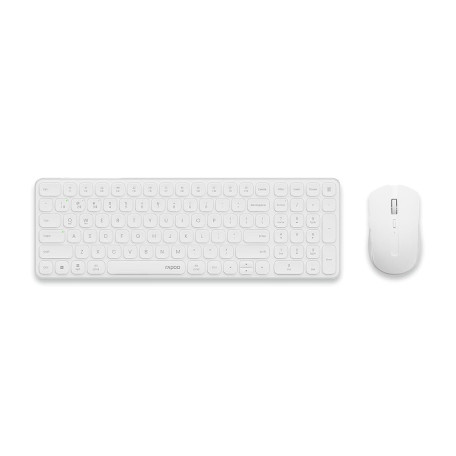 Беспроводная клавиатура и мышь Rapoo 9350S White
