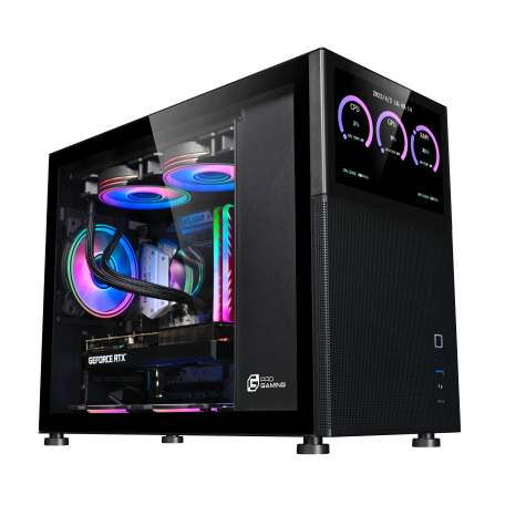 Игровой компьютерный корпус PROGAMING Mini 515 Black Screen