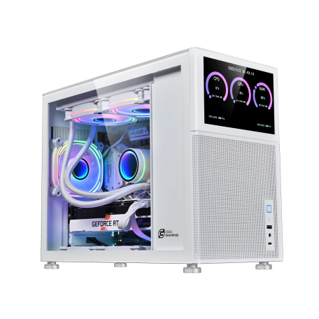 Игровой компьютерный корпус PROGAMING Mini 515 White Screen