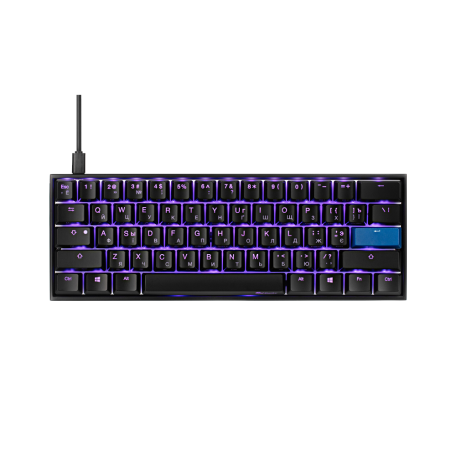 Игровая клавиатура Ducky One 2 Mini | MX Cherry Blue | Black-White