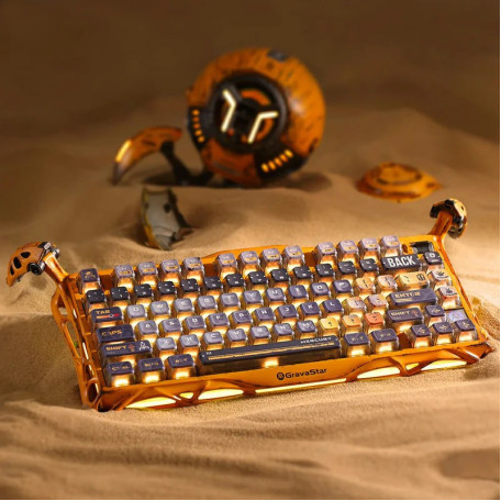 Игровая клавиатура GravaStar Mercury  K1 Pro 80keys Yellow