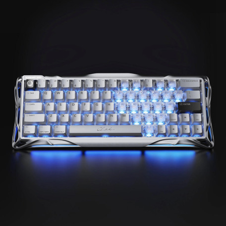Игровая клавиатура GravaStar Mercury V60 Pro  Silver